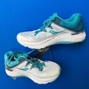 Saucony Womens Guide ISO S10415-4 White Running Shoes Size 7
